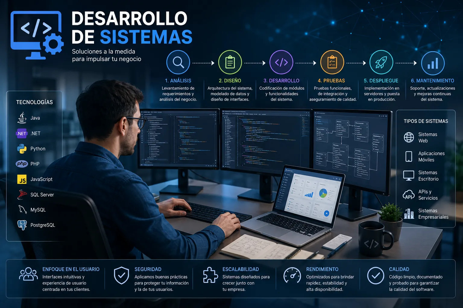 Agencia de Desarrollo de Sistemas a Medida y Páginas Web en Perú