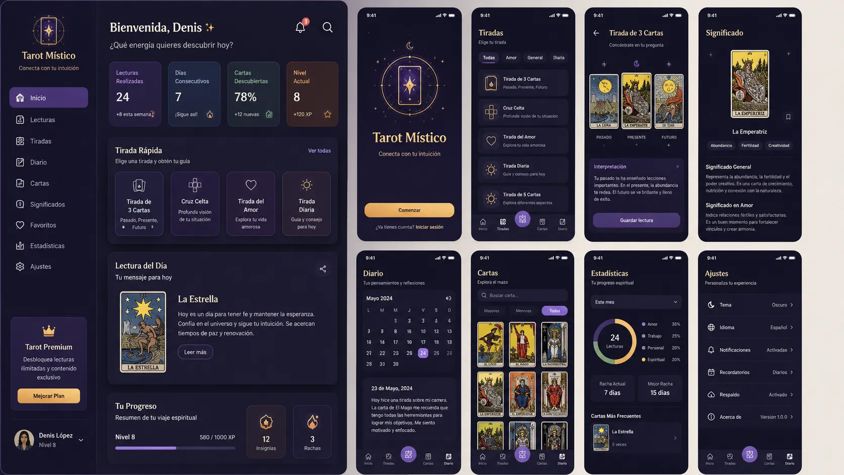 App Móvil de Tarot